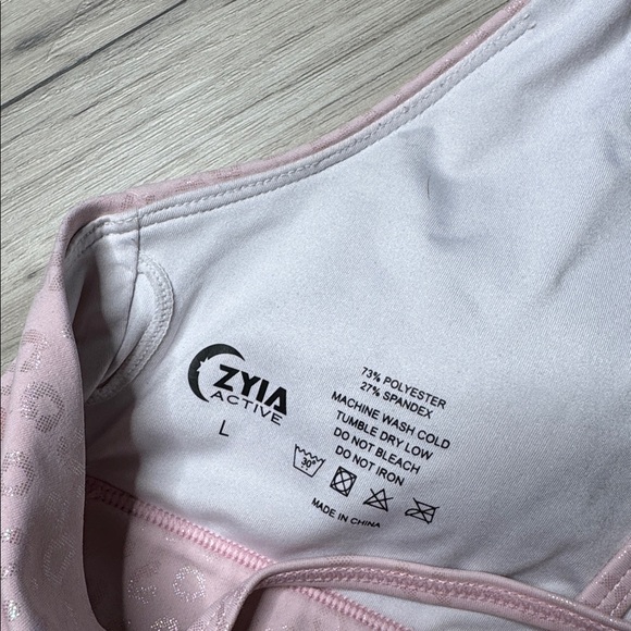 ZYIA Pink Leopard Unicorn L&T strappy bra - Picture 4 of 5